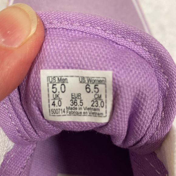 Vans Old Skool Stacked Wavy Daze Lilac Platform Sneakers Womens Size 6.5 36.5 - Picture 9 of 9